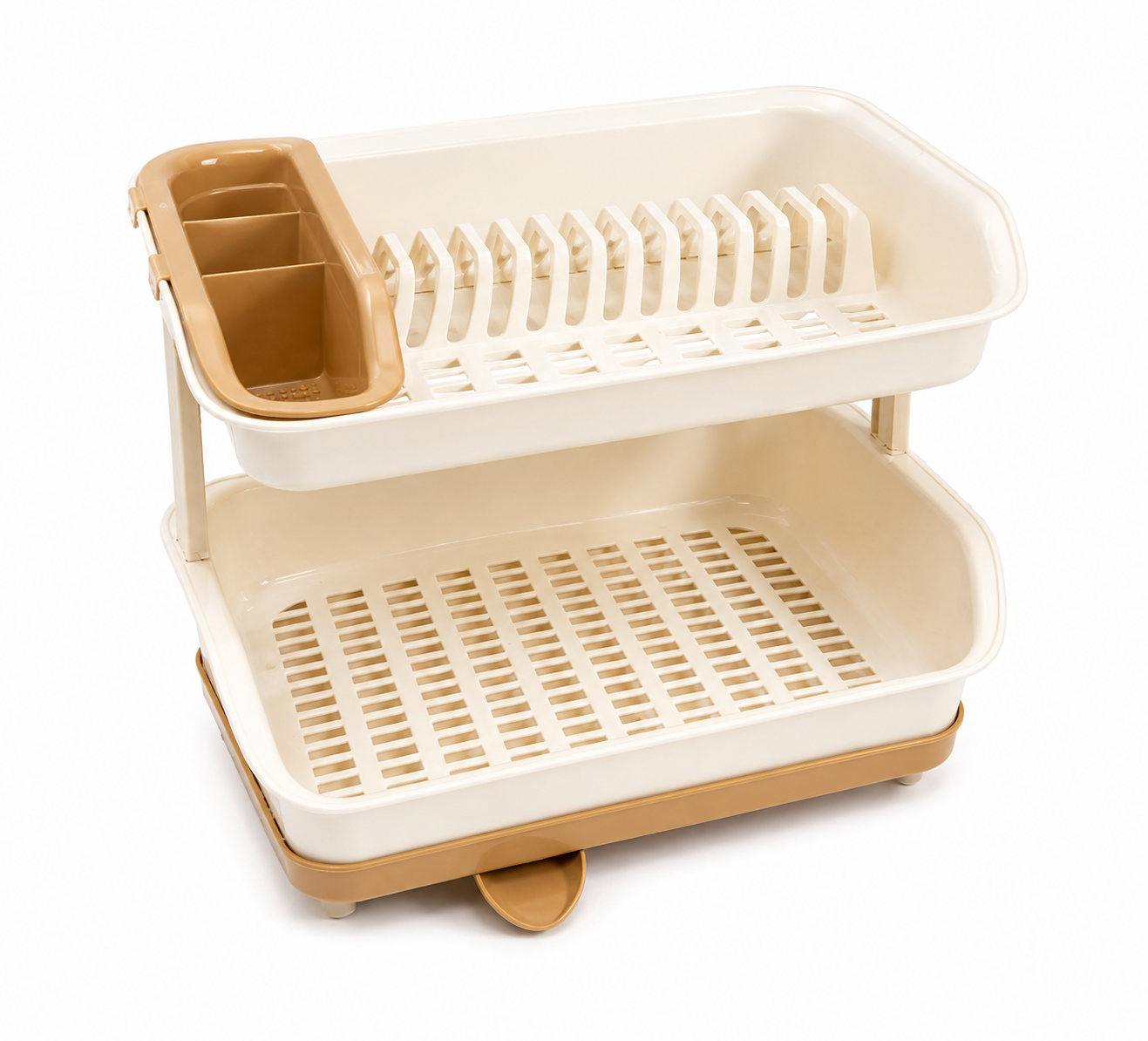 Smart 2-Tier Dish Rack – Premium Kitchen Organizer ✨
