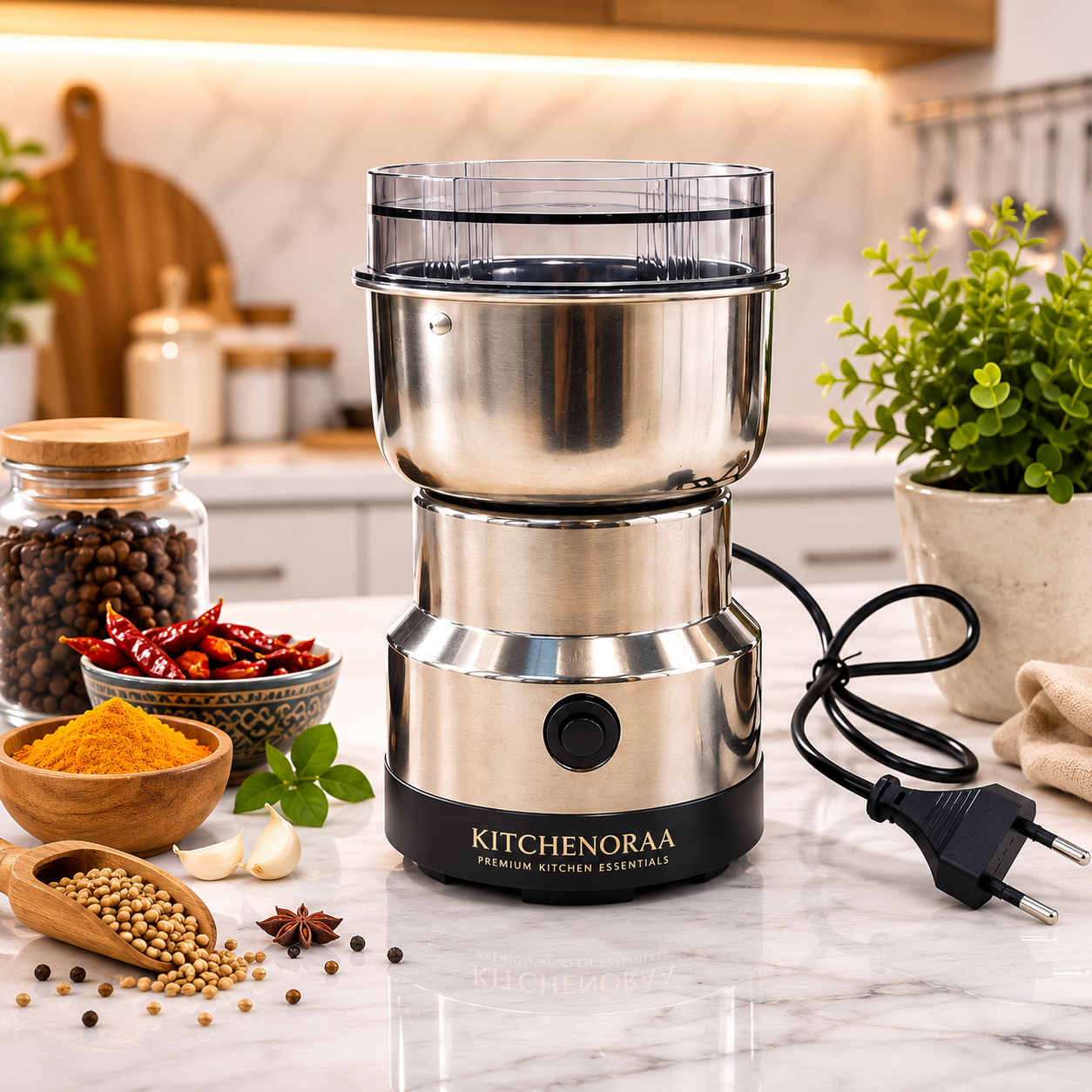 Stainless Steel Electric Multi Grinder