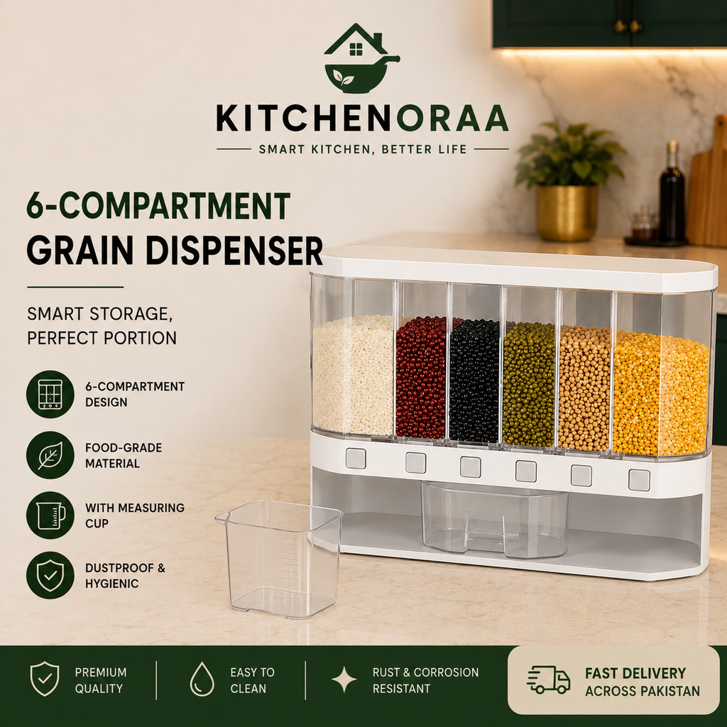 Elite 6-Compartment Grain Dispenser
